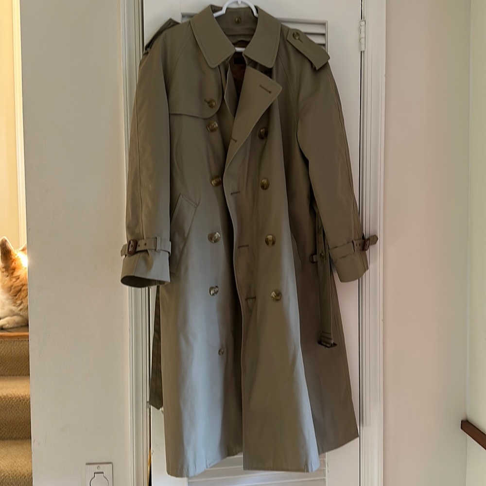 Brooks brothers khaki trench coat